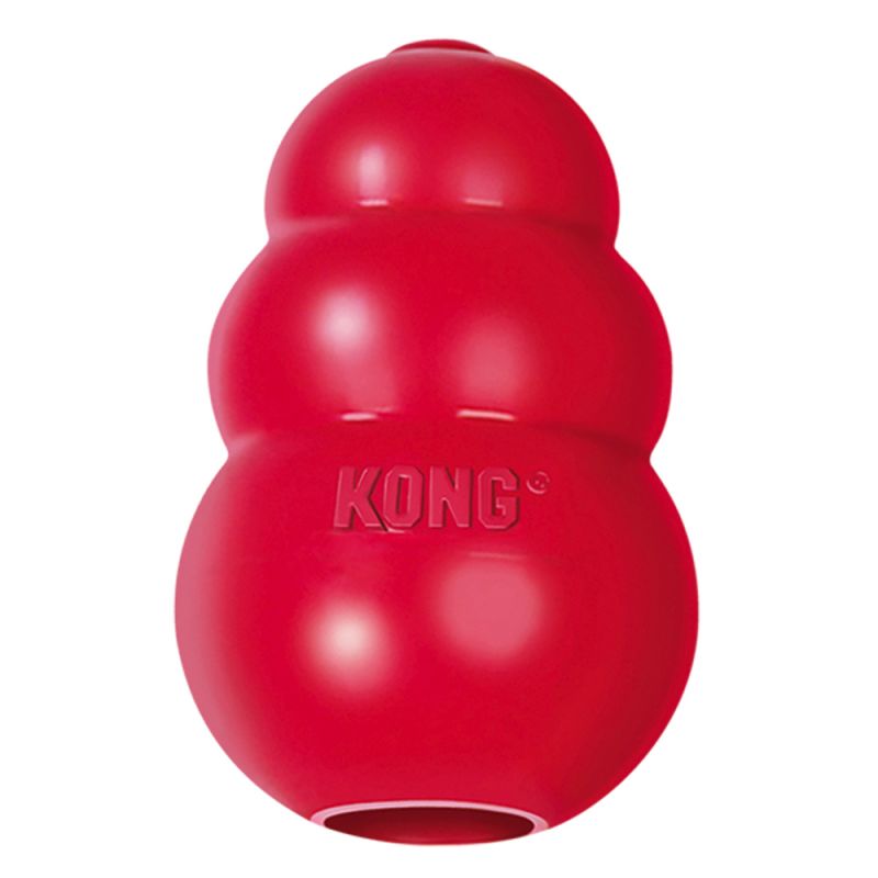 Gioco per cani KONG Classic rosso taglia media 8,5 cm Gioco per cani KONG Classic rosso taglia media 8,5 cm